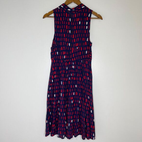 11-1-Tylho Anthropologie Blue Dash Sleeveless Maxi Dress Size XS Women’s - Picture 9 of 12